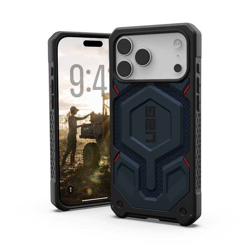 UAG　iPhone 17 Pro Max用 MagSafe対応 MONARCH PRO KEVLAR(ケブラーマラード)　UAG-IPH25LA-PMS-KM