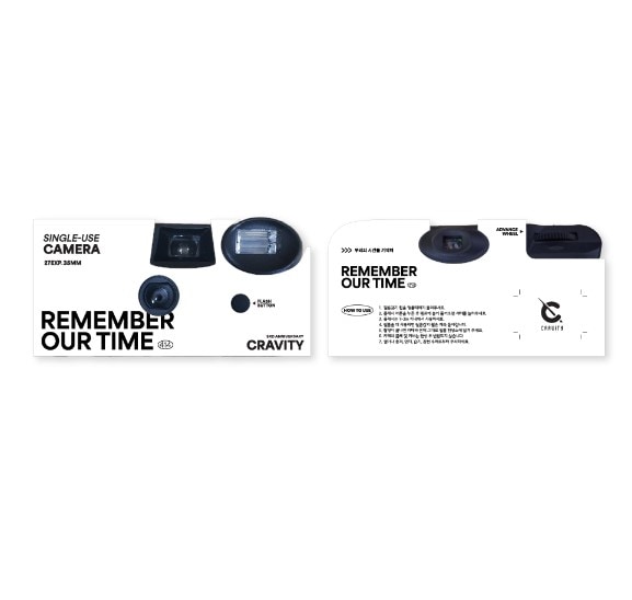 [STARSHIP] CRAVITY THE 3RD ANNIVERSARY POP-UP STORE REMEMBER OUR TIME - SINGLE-USE CAMERA