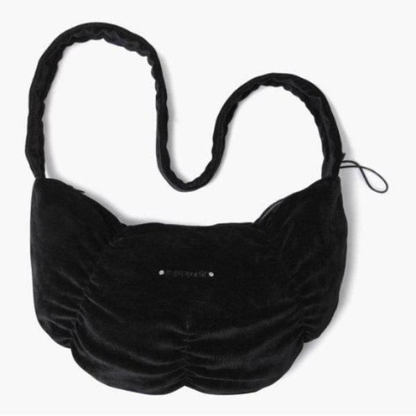 クロスバッグ JQS QP322WBG94-BLK 女性 ベルベット ホーボー クロスバッグ / BLACK 7,496円