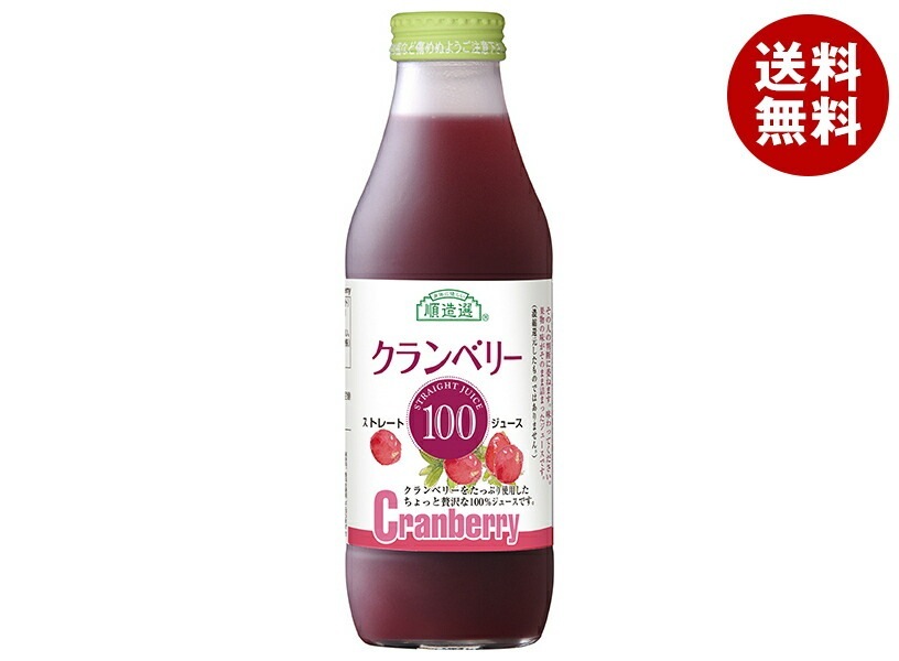 マルカイコーポレーション 順造選 クランベリー100 500ml瓶＊12本入