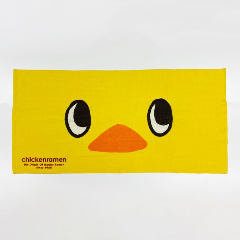 チキンラーメン 大判バスタオル 天然コットン100% 60×120cm 5枚セット