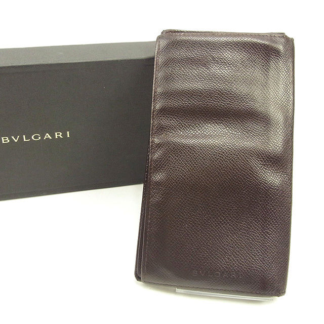 長札入れ ロゴ ダークブラウン 中古 10,106円