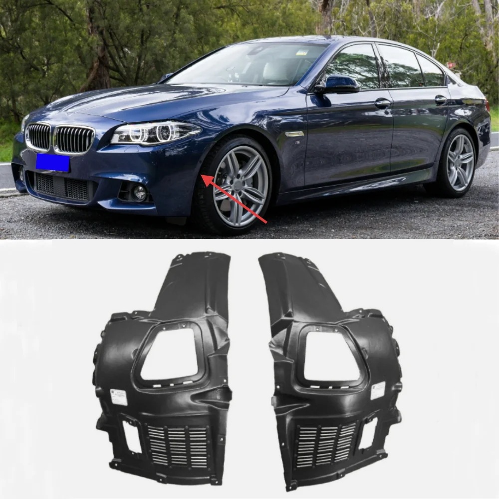 BMW 5シリーズ F10 F11 F18 2011-2016年 フロントホイールライナー 泥よけ フロント 純正品番: 5171717186727 51717186728 輸入品