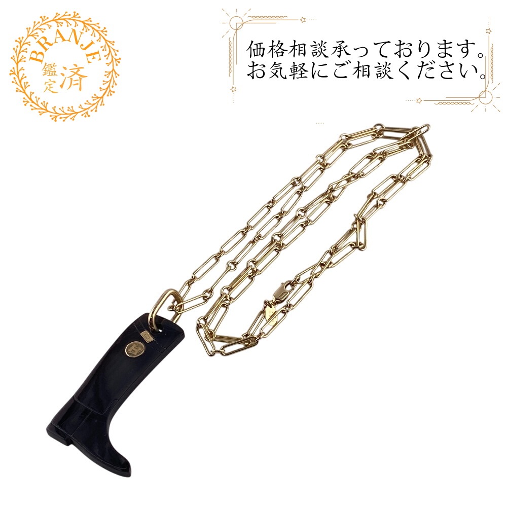 カヴァリエ バッファローホーン ネックレス ブラウン ブランド