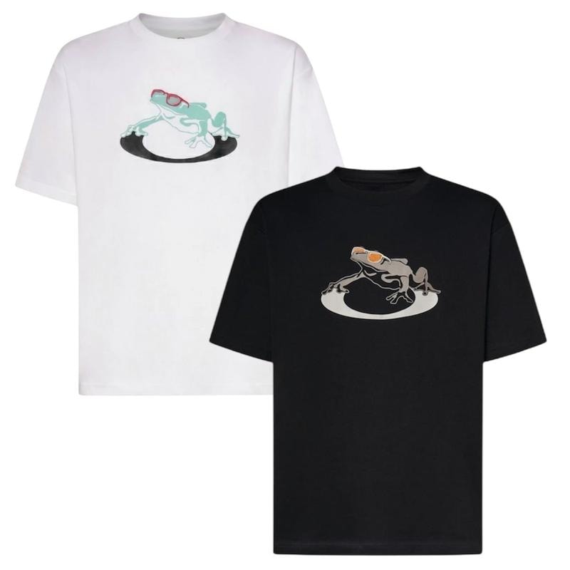半袖Tシャツ プログ ブラック ホワイト FROG ICON FOA407661