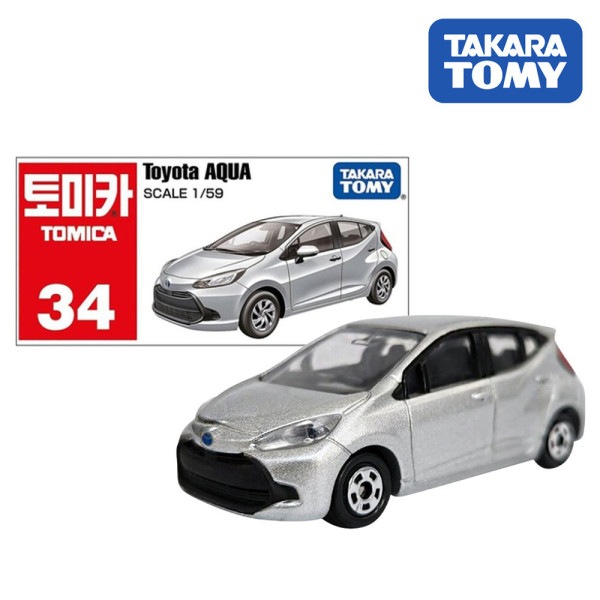 Qoo10] トミカ トミカ34 トヨタ·アクア/ミニカー ダ : おもちゃ
