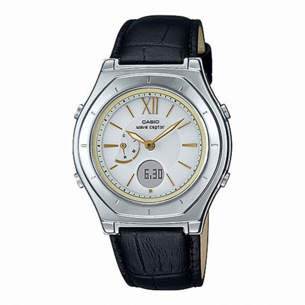 取寄品 正規品 CASIO腕時計 カシオ wave ceptor ウェーブセプター アナデジ表示 アナログ&デジタル ソーラー 丸形 LWA-M160L-1AJF メンズ腕時計