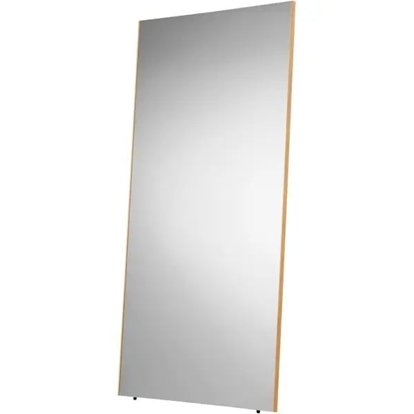 N-7227 軽くて割れない壁掛けミラーII 木目調ナチュラル 80×160