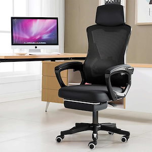 Supsea オフィスチェア 椅子 ゲーミングチェア テレワーク 疲れない デスクチェア ワークチェア 人間工学 S字立体背もたれ ハイバック 高反発座面（3色）