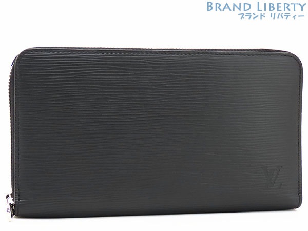 超美品ルイヴィトンエピジッピーオーガナイザーNMラウンドファスナー長財布ブラックレザーM62643