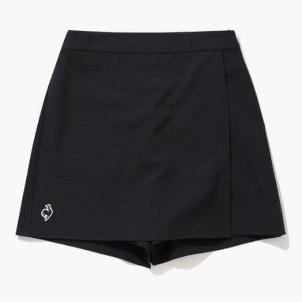 ショートパンツ NQJ QQ122THP31-BLK ウーブン ラップスカート ショーツ / BLACK