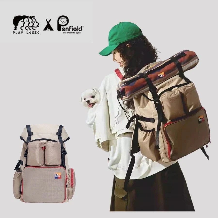 即纳 [激安本日限定]キャンプ リュック 大容量 ペット アウトドア ペンフィールド Penfield バッグ 通学 通勤 登山 収納 キャンプリュック ペットリュック ドックリュック キャットリュ
