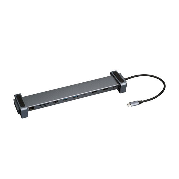 UD-C06SL Type-C10in1PCスタンドドック シルバー