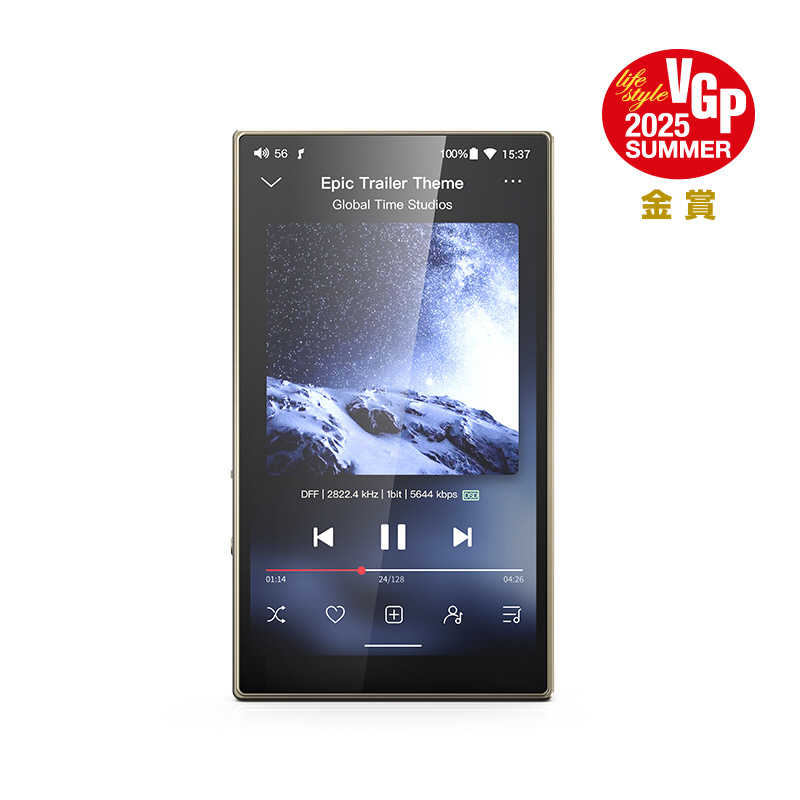FIIO　M21 ［ハイレゾ対応 / 64GB］ Titanium Gold　FIO-M21-G