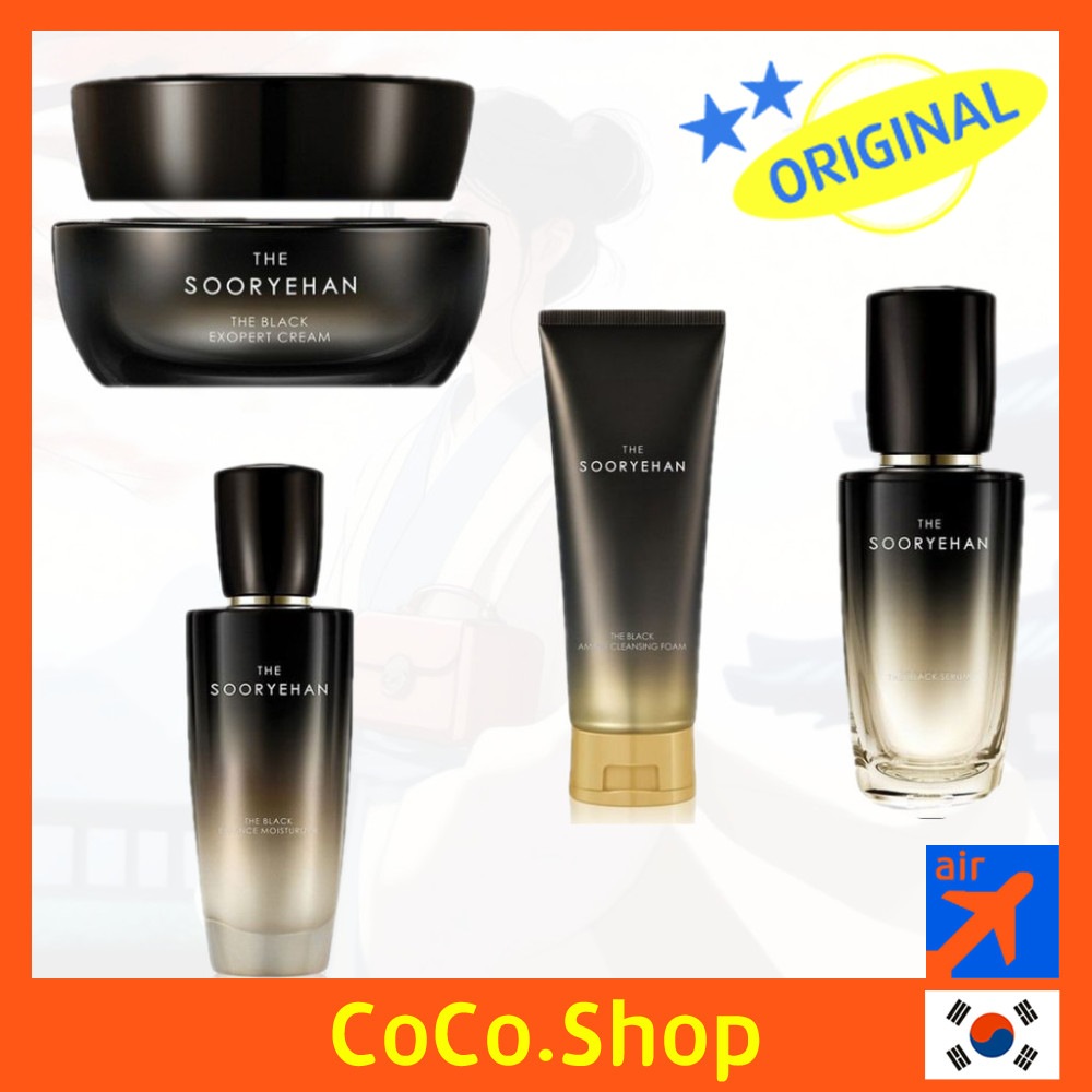[LG Health Care][SOORYEHAN] The Black Serum / EXOPERT Cream / Moisturizer / Cleansing Foam
