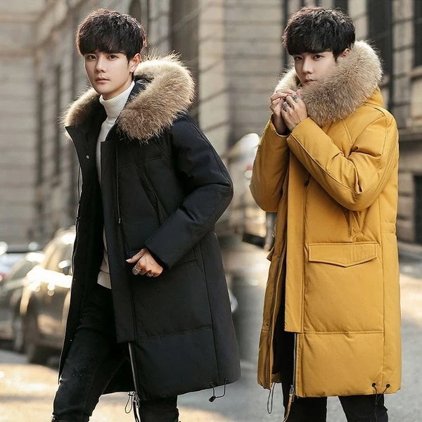 ダウンコート メンズ コート ダウンパーカー ベンチコート 軽量 保温性 冬服 40代 防寒服 アウトドア アウター ロング丈 通勤 ビジネスコート スリム 韓国風