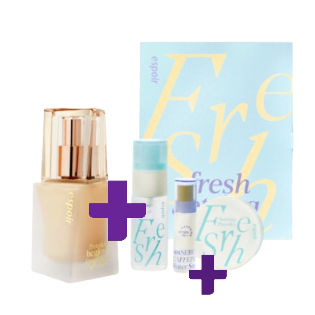 【公式/韓国正品】プロテーラービーグロウファンデーションニュークラス [SPF27/PA++], 30mL+フレッシュ ディスカバリー ミニ 3点 SET/フランスビーガン認証/アレルギーなし