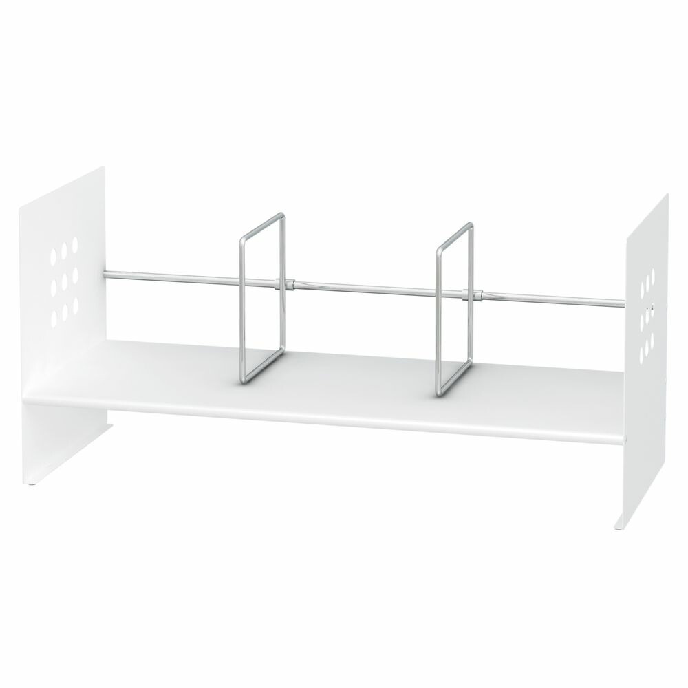 BSシリーズ 机上台 ブックスタンド スチール製 H型 開口60cm ホワイト BS-600H