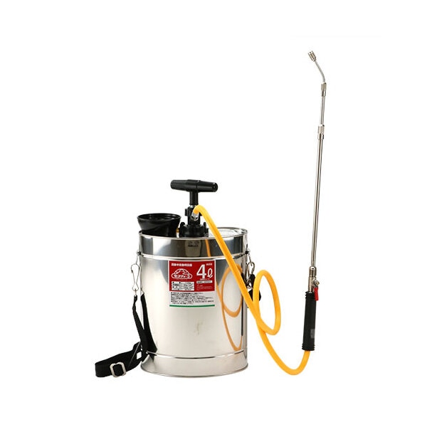 藤原産業 ロングタッチ肩掛半自動噴霧器 4L ジュシポンプ