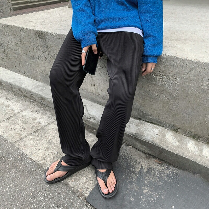 パンツ メンズ 秋 ワイドパンツ ストレート トレンド感 カジュアル