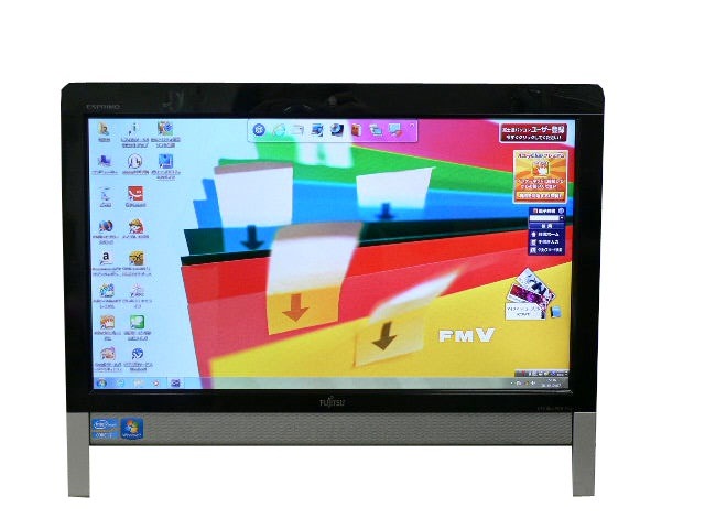富士通 デスクトップパソコン 中古パソコン FH56/GD ブラック デスクトップ 一体型 本体 Windows7 Core i7 ブルーレイ 地デジ/BS/CS 4GB/1.5TB 送料無料 中古