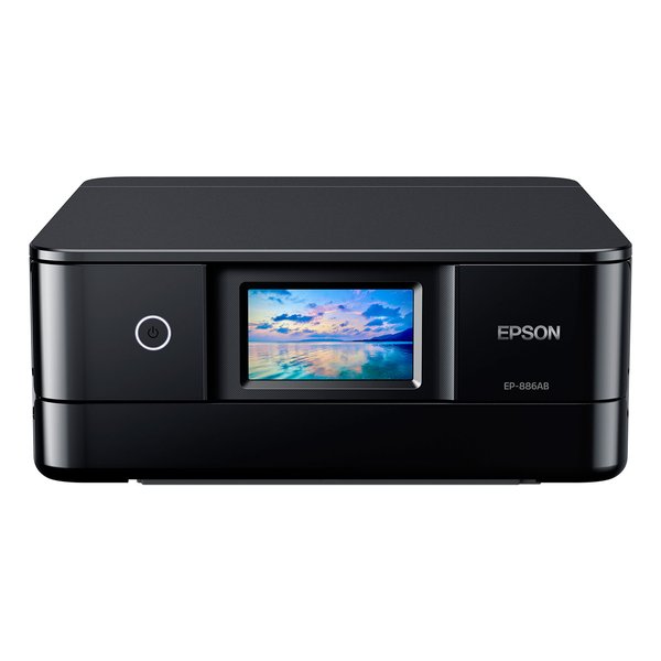 A4カラーインクジェット複合機 カラリオ コンパクト スマホ対応 無線LAN ブラック EP-886AB 26,945円