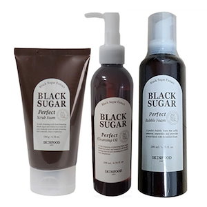 Black Sugar Cleansing Line / scrub foam / cleansing oil / bubble foam