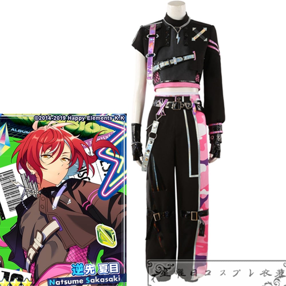 ES あんさんぶるスターズ アルバム発売記念スカウト Switch 逆先夏目 青葉つむぎ 春川宙 コスプレ衣装 コスチューム