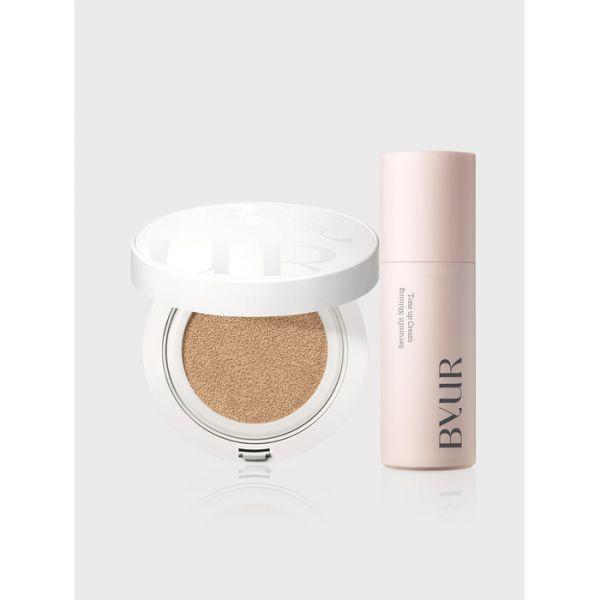 バイユア セラムフィット フルカバー グロークッション&シャイニング トーンアップクリーム2点セット(グロークッション23号+シャイニング トーンアップクリーム)