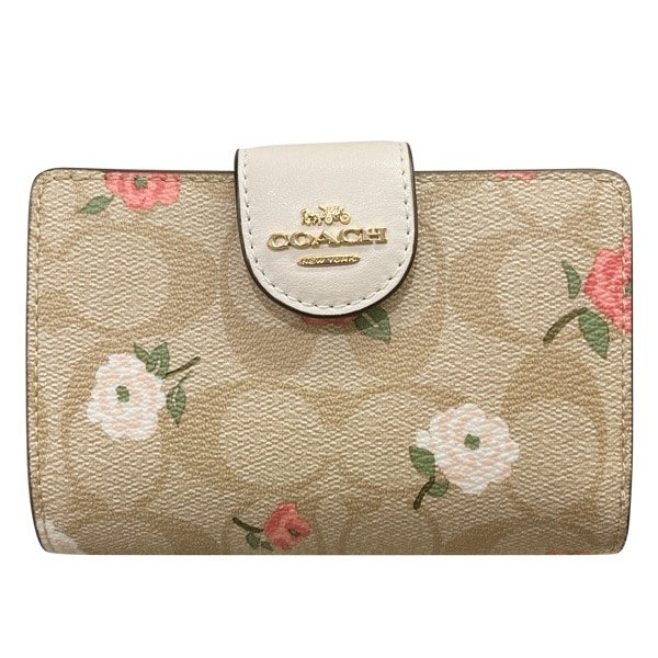 [特売セール] 花柄 ミディアム ジップウォレット CR968 即発 アウトレット【Original Wrapping】