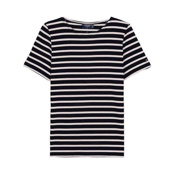 [セントジェームス] SS26 女性 エトリル ツー Tシャツ ETRILLE II NOIR ECRU
