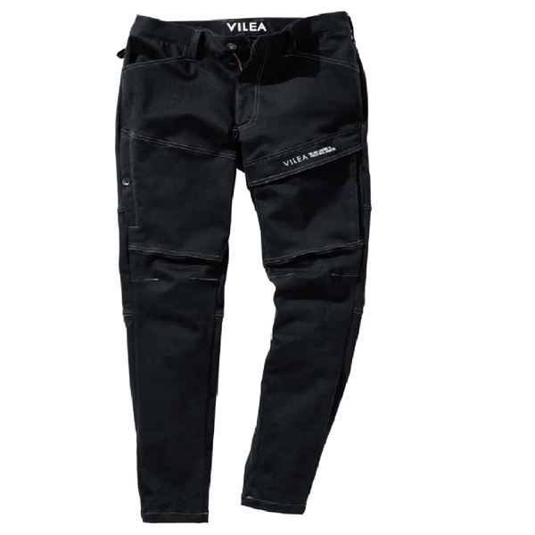 村上被服 HOOH ストレッチカーゴパンツ 3804 ブラック M（80）