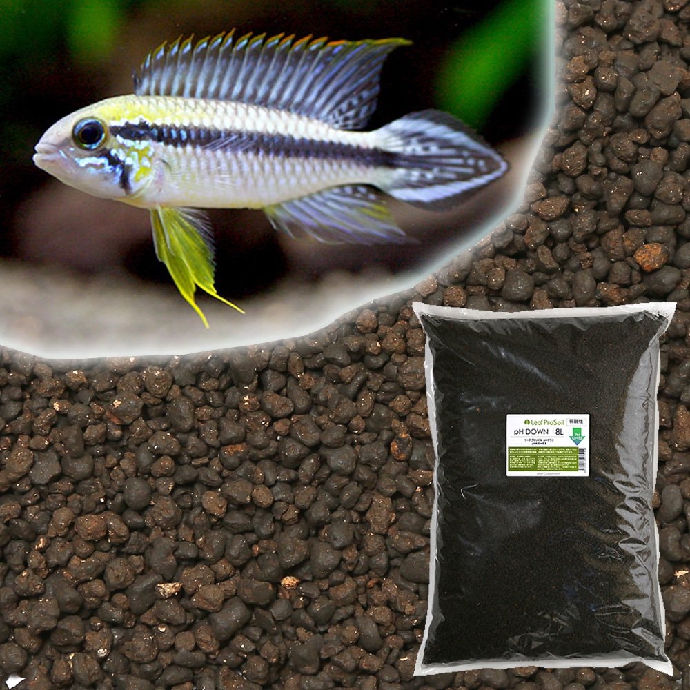 魚が簡単に飼える　リーフプロソイル　ｐＨダウン　８ＬX３袋　ｐＨ４．５ー５．５　吸着ソイル　お一人様１点限り　ＣＲＣ21―30―20―10―10