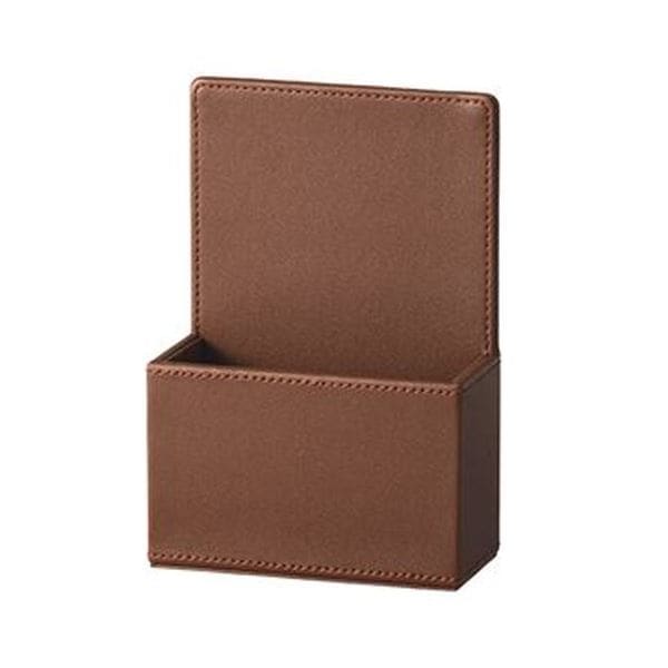 （まとめ）ワールドクラフト レザーカタログスタンドブラウン WL-CT-BR 1個[x5セット]