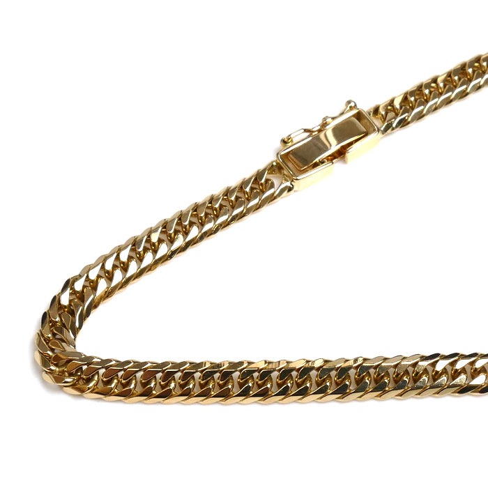 K18YG イエローゴールド ネックレス 喜平6面Wカット 30.1g 50cm メンズ 中古