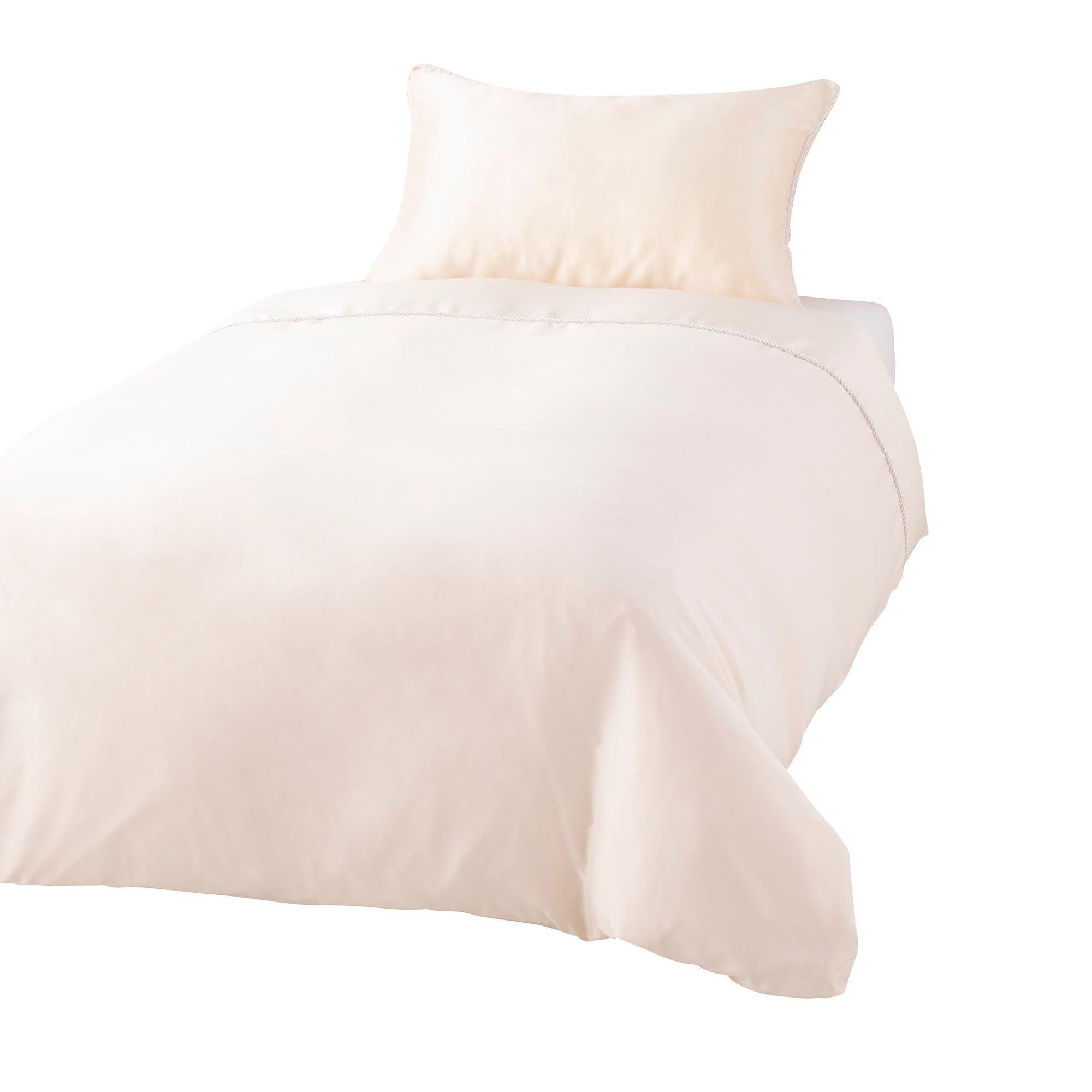 Francfranc フランフラン シルクブレンド 掛け布団カバー シングル アイボリー