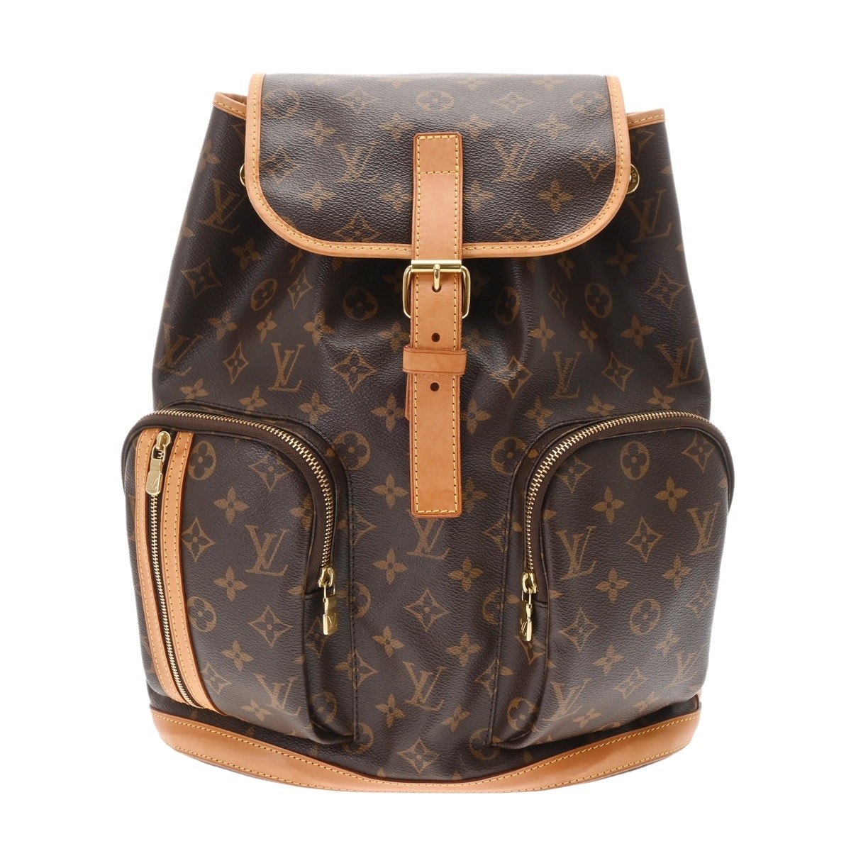 モノグラム サック アド ボスフォール ブラウン M40107 ユニセックス モノグラムキャンバス リュック・デイパック Bランク 中古 銀蔵