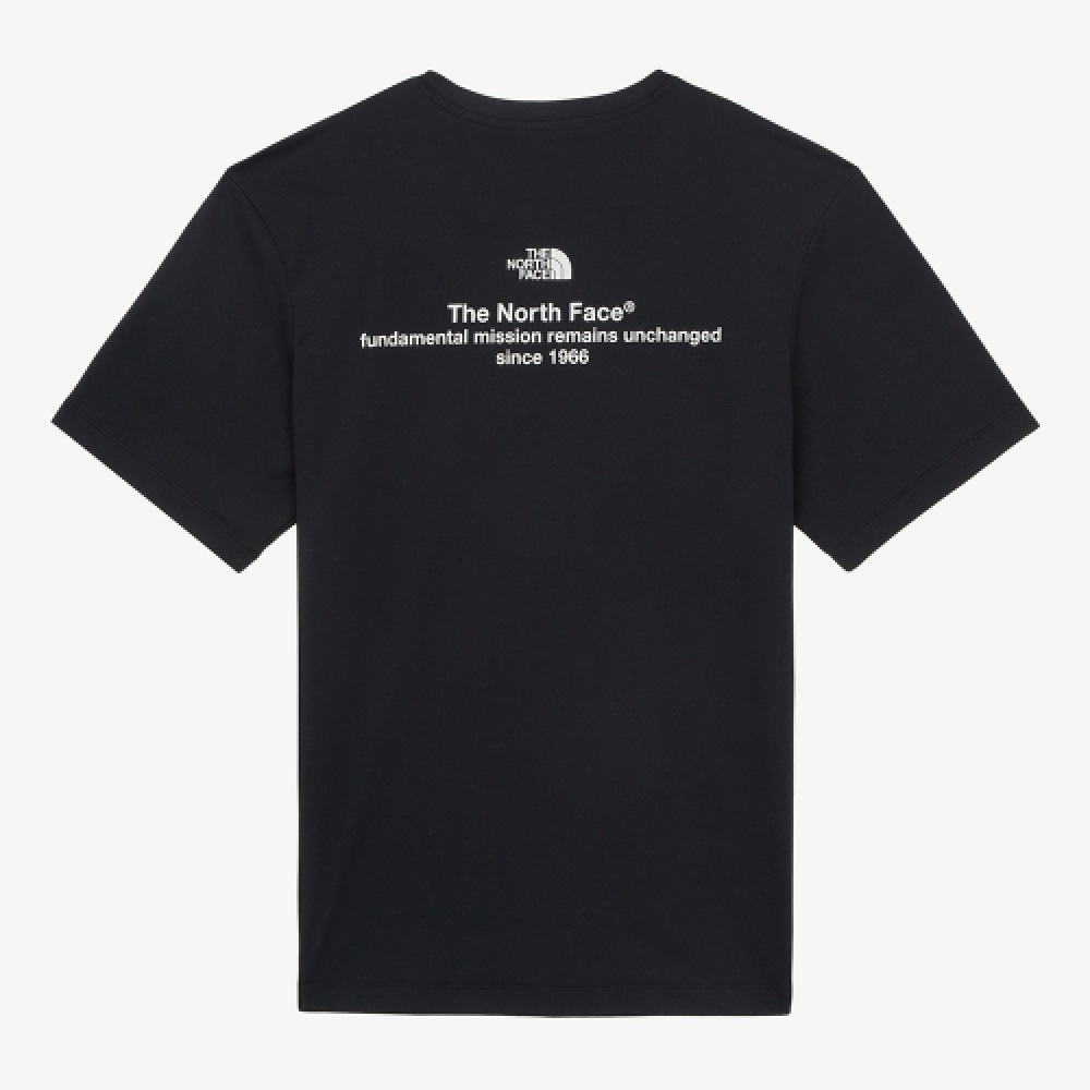 THE NORTH FACE メンズ ミッション 半袖 ラウンド Tシャツ_BLACK NT7UR04A