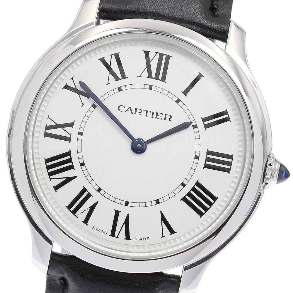 カルティエ CARTIER WSRN0031 ロンドマスト ドゥ カルティエ 36MM クォーツ ボーイズ 良品 保証書付き_895393【中古】