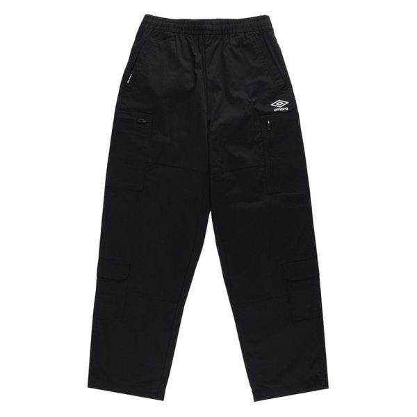 カジュアル スパン カーゴ ストレート パンツ UQ123CPT25-BLK0