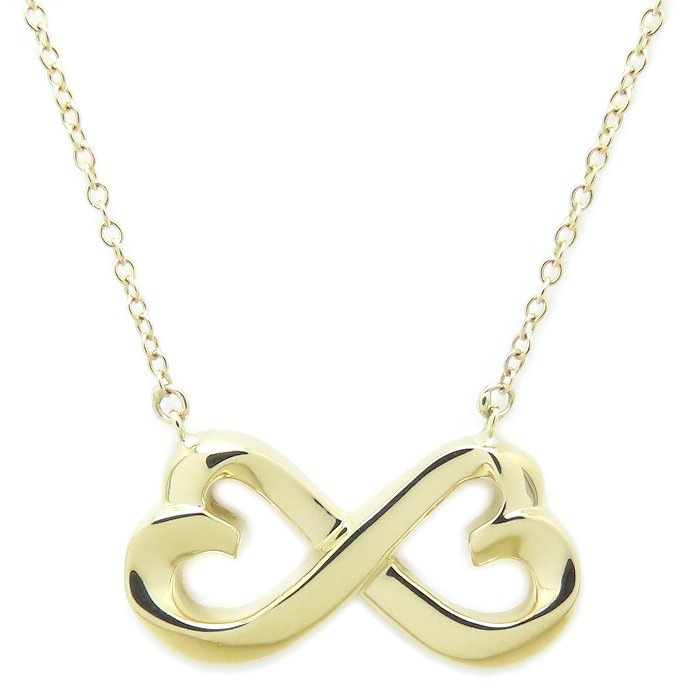 ダブルラビングハート ネックレス パロマピカソ K18YG イエローゴールド/293974【中古】