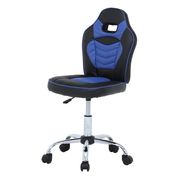 レーシングチェア キッズ用 ブルー H-2781L