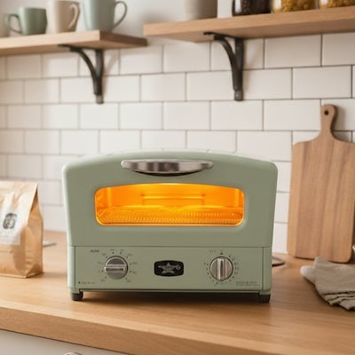 他サイト： グラファイト グリル&トースター AGT-G13B-G グリーンの商品画像