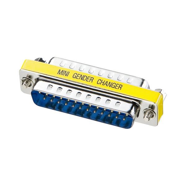 (5個セット) サンワサプライ ジェンダーチェンジャー（D-sub25pinオスオス） AD25S-MMKX5