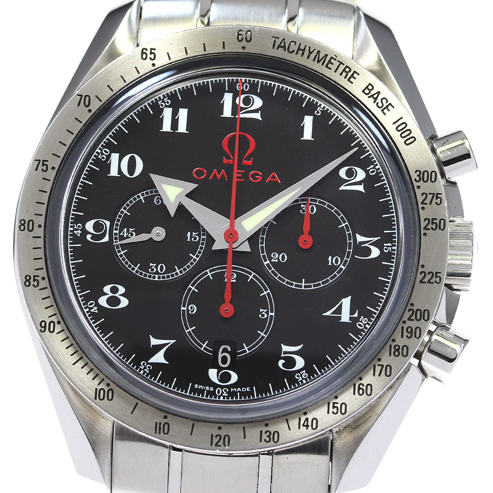 オメガ OMEGA 3558.50 スピードマスター ブロードアロー クロノグラフ 自動巻き メンズ 良品 _822093【中古】