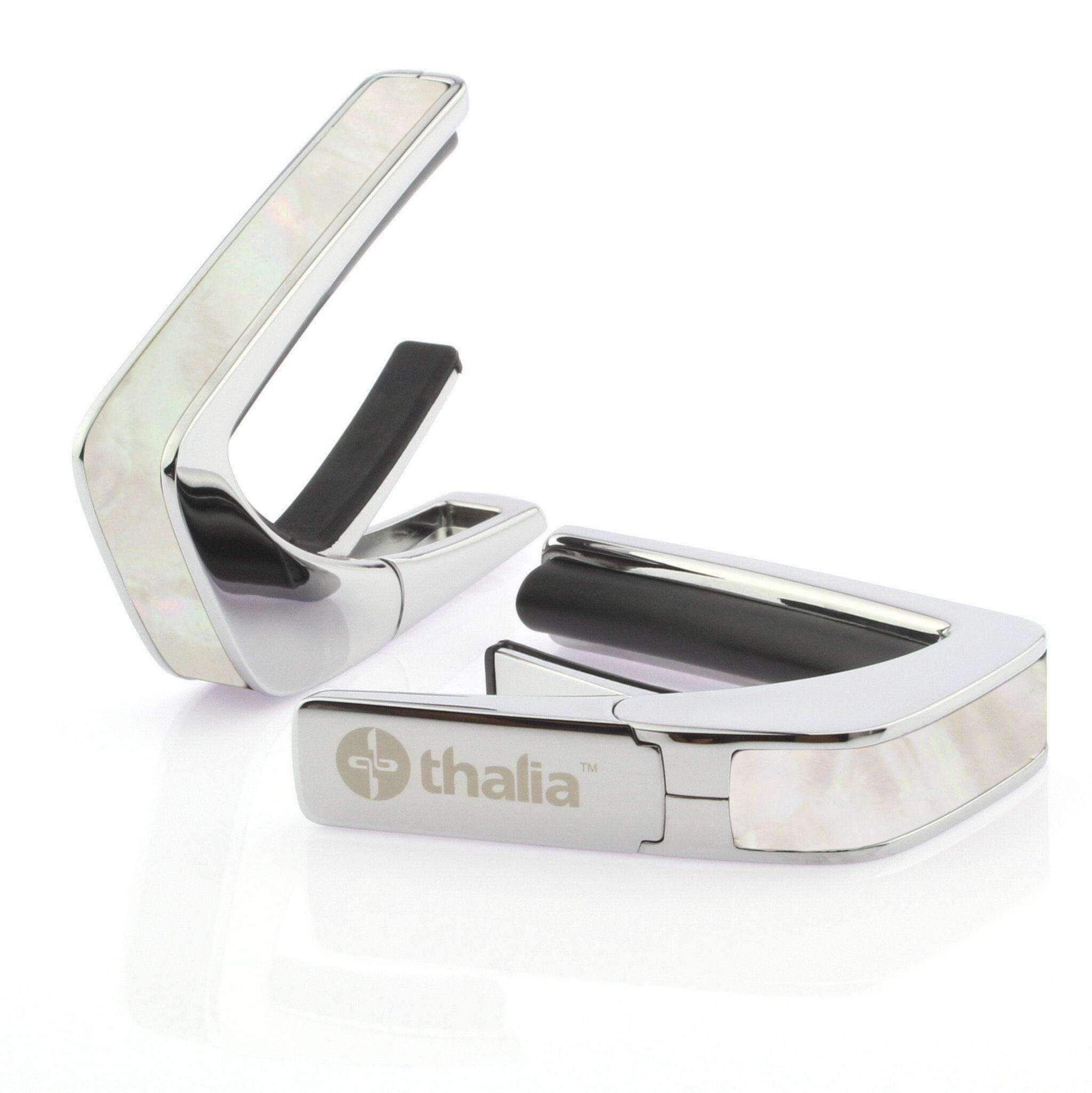 Thalia Capos ギターカポ クローム仕上げ TH-CC200-MP Mother of Pearl Exotic Shell アメリカ製【並行輸入】
