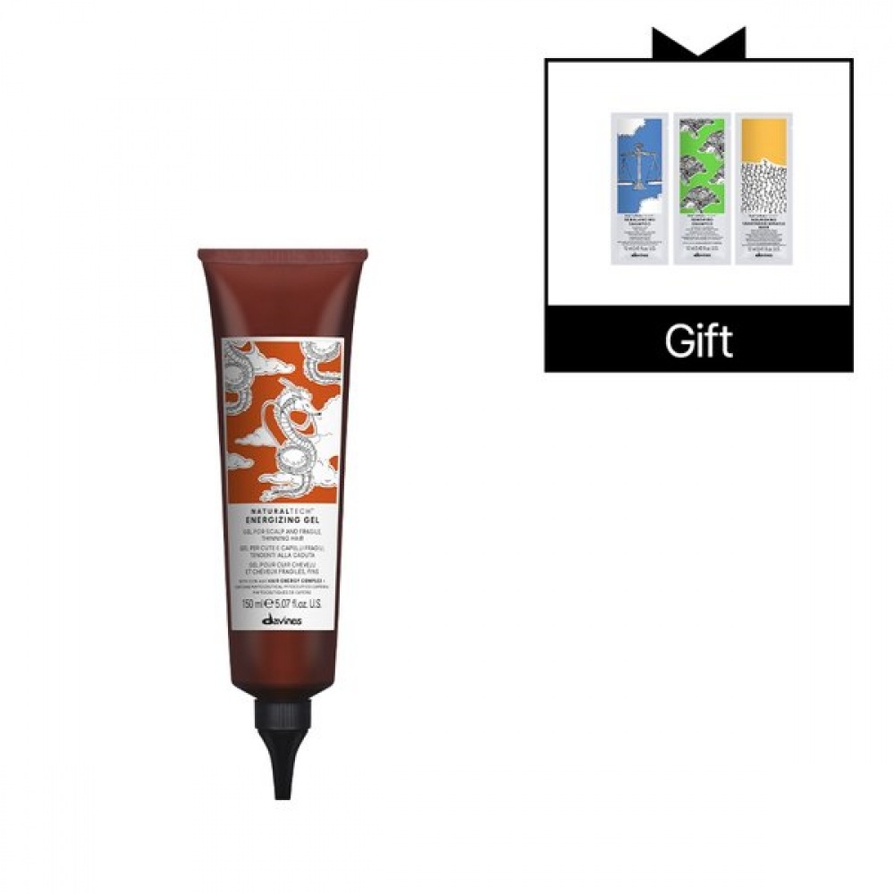 ダビネス エナジャイジングジェル 150ml + 3種のヘアサンプルプレゼント