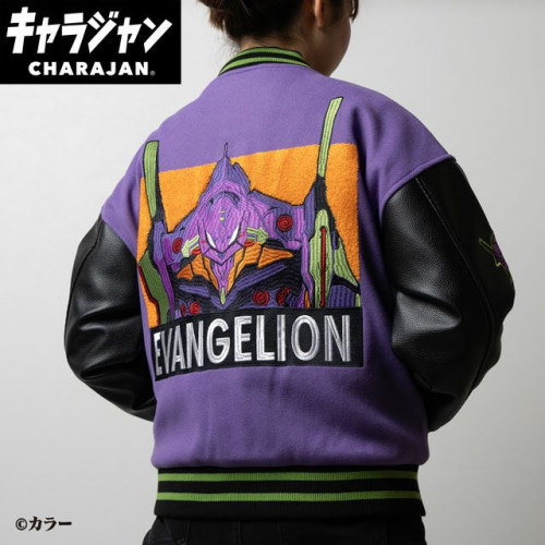 丸眞(マルシン) スタジャン(3L)　エヴァンゲリオン 初号機キャラジャン　男女兼用 キャラクター キャラジャン CHARAJAN 　4885011500