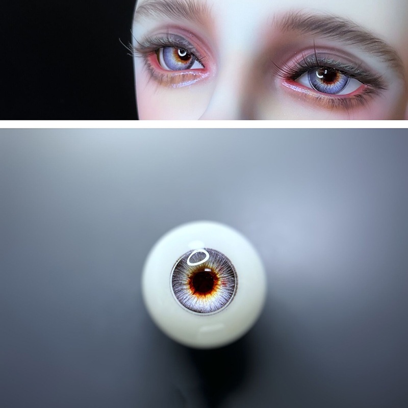BJD ドール用レジンアイ 樹脂アイ 猫瞳/通常瞳 ブルーベリーチェリー 10mm/12mm/14mm/16mm/18mm SD/MSD/幼SD球体関節人形用アイ