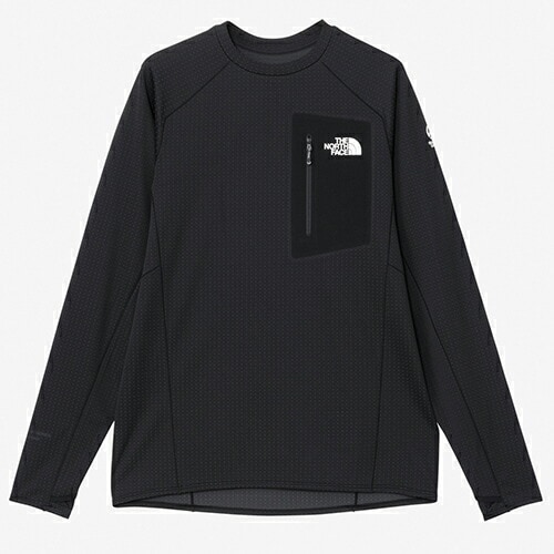 エクスペディションドライドットクルー ランニング 長袖 Tシャツ ユニセックス NT12523-K